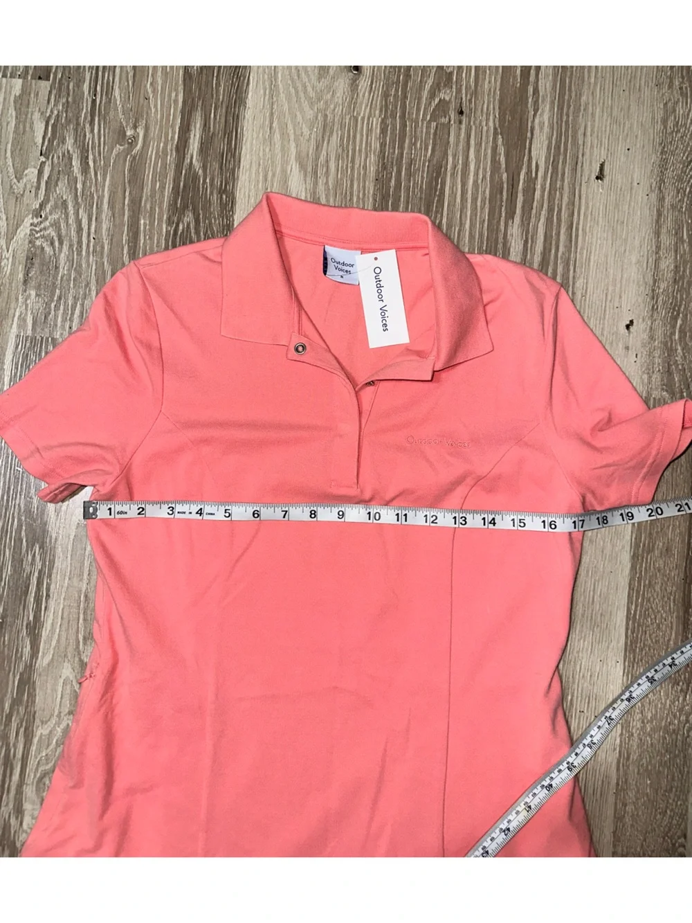 Outdoor‎ Voices  Coral Pink Polo Mini Dress Medium
